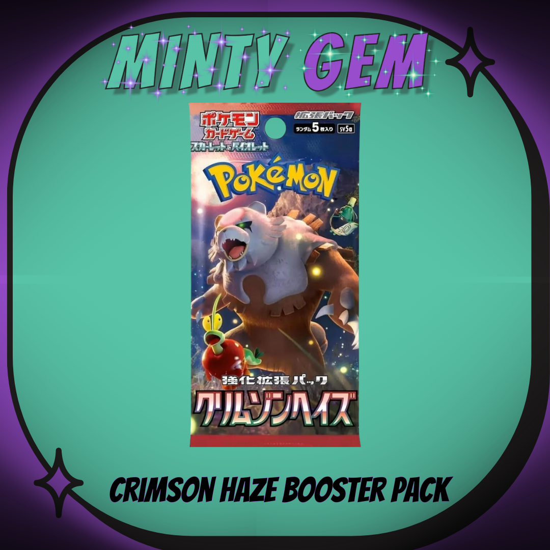 Japanese Booster Packs - Pokemon Minty Gem Trading Cards & Collectibles Japanese Booster Packs - Pokemon Minty Gem Trading Cards & Collectibles