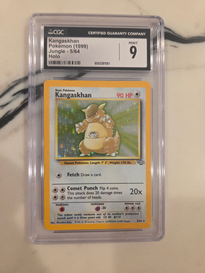 1999 Pokemon Jungle (Unlimited) #5 Kangaskhan - Holo CGC 9