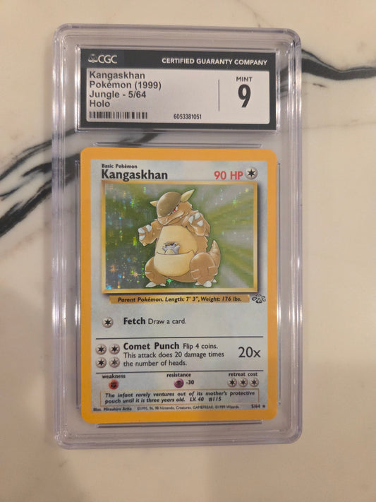 1999 Pokemon Jungle (Unlimited) #5 Kangaskhan - Holo CGC 9