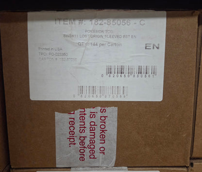 Lost Origin Sleeved Booster Pack - Sealed Case