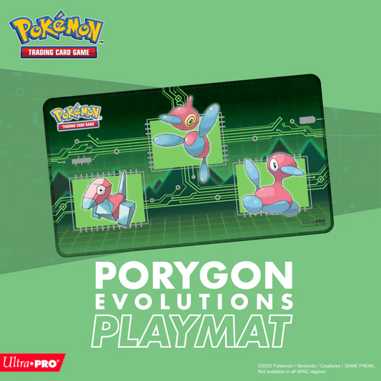 Porygon Evolutions Stitched Playmat