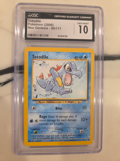 Totodile #81 CGC 10
