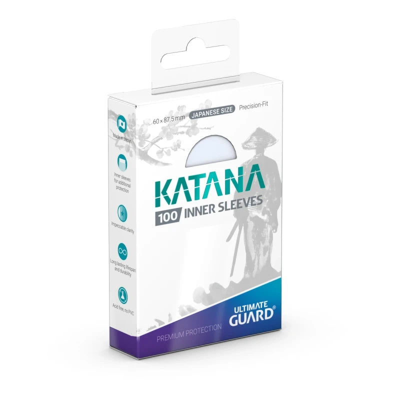 Katana Inner Sleeves (100ct) (Style may Vary)