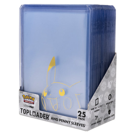 Pikachu Toploader & Penny Sleeve Combo (25ct)